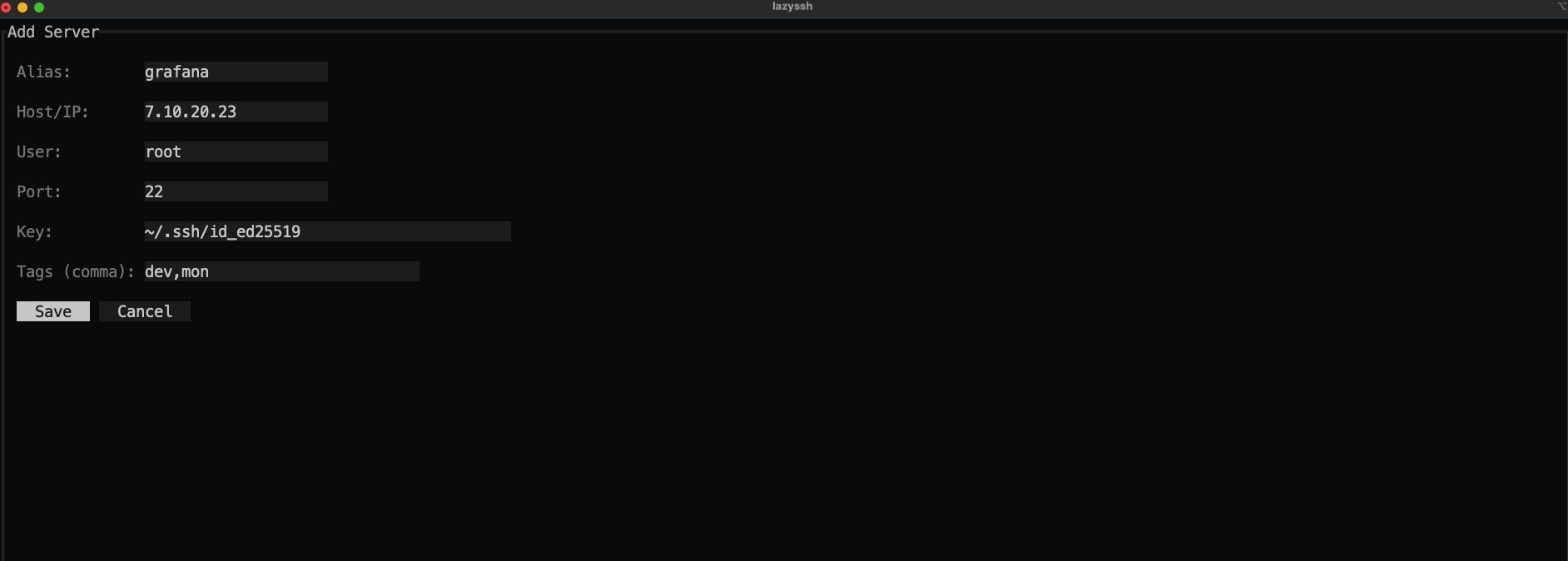 Add a new server